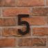 15cm Tall Laser Cut Acrylic House Numbers - 0 - 9