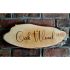 Personalised Rustic Wooden Slice House Sign