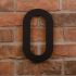 25.5cm Tall Laser Cut Acrylic House Numbers 0 - 9