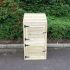 Wooden Recycling Bin Store with Doors - for 2 Bins