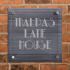 Ridged Slate House Sign with acrylic front panel 40 x 40cm - 3 lines of text