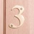10cm Brass House Numbers - 3