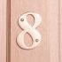 10cm Brass House Numbers - 8