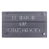 Ridged Slate House Sign with Acrylic front panel 50 x 30cm - 3 lines of text