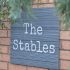 Ridged Slate House Sign 500 x 500mm - 2 lines of text