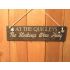 Personalised slate stocking hanger engraved with your family name and 
