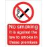 Against the law smoking sign