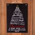 Deluxe Large Christmas Portrait Slate Hanging Sign - 