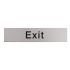 Exit Metal Effect PVC Sign