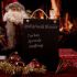 Christmas Slate Notice Board 'Christmas Dinner' 
