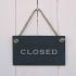 Double sided 'Open/Closed' Slate Hanging Sign