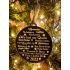Christmas Bauble Yearly Overview 2022 - Mirror Acrylic with Silver Ribbon -