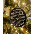 Christmas Bauble Yearly Overview 2022 - Mirror Acrylic with Silver Ribbon -