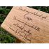 Solid Oak Memorial Stake Grave/Tree Marker - Personalised - Remembrance Tree Cemetery Marker