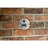 Electric vehicle charging stainless steel sign - 11.5cm. 