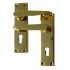 Core brass lever door handles