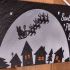 Deluxe Large Christmas Slate Hanging Sign - 