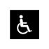 Disabled Symbol Door Sign - PVC