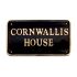 Brass Rectangle House Sign - 33 x 17.5cm