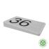 EcoStone Environmentally Friendly Left Hand Wedge 2 digit House Number - UWN2L