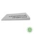 EcoStone Environmentally Friendly House Sign - large right hand wedge with 2 lines of text 350 x 225mm - UWNP3R
