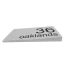 EcoStone Eco Friendly House Address Sign - wedge with two lines of text 350 x 255mm - UWAP1R