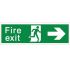 Fire Exit - With arrow - Right Sign