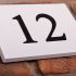 2 Digit Granite House Number with sandblasted and painted background