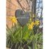 Personalised - garden heart slate with hook - YOUR MESSAGE 
