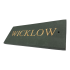Green Smooth Slate House Sign - 35.5 x 10cm