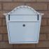 White Personalised Letterbox - London