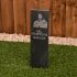 Memorial Stake - Large Slate with Personalised Photo