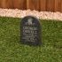 Gravestone - small size slate memorial with personalised photograph