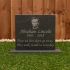 Headstone on plinth - large with personalised photograph