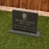 Headstone on plinth - large with personalised photograph