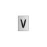 Metal Effect PVC Letters & Symbols A - Z . & 
