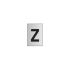 Metal Effect PVC Letters & Symbols A - Z . & 