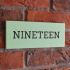 Chartwell Green Granite House Sign - 25.5 x 10cm