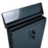 Compact Personalised Letterbox in Anthracite Grey - Pluto