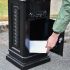 Regent Free-Standing Post Box - Black