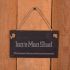 Personalised Man Shed Slate Hanging Sign