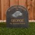 Pet Gravestone with PHOTO | 29 x 20cm | smooth grey slate