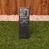 Large Slate Memorial Stake with your pet's photograph - 46 x 10cm