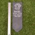 Small Slate Memorial Stake with your dog's photograph - 30 x 10cm