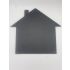 Rustic 'Welcome to our home' slate house shaped sign. 