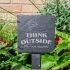 Slate plant marker - Think outside, no box required