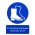 Protective Footwear must be worn PVC Sign
