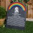 Rainbow Bridge Pet Gravestone with PHOTO | 41 x 27cm