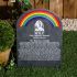 Rainbow Bridge Pet Gravestone with PHOTO | 41 x 27cm