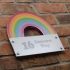 Glitter Rainbow House Signs With Nameplate